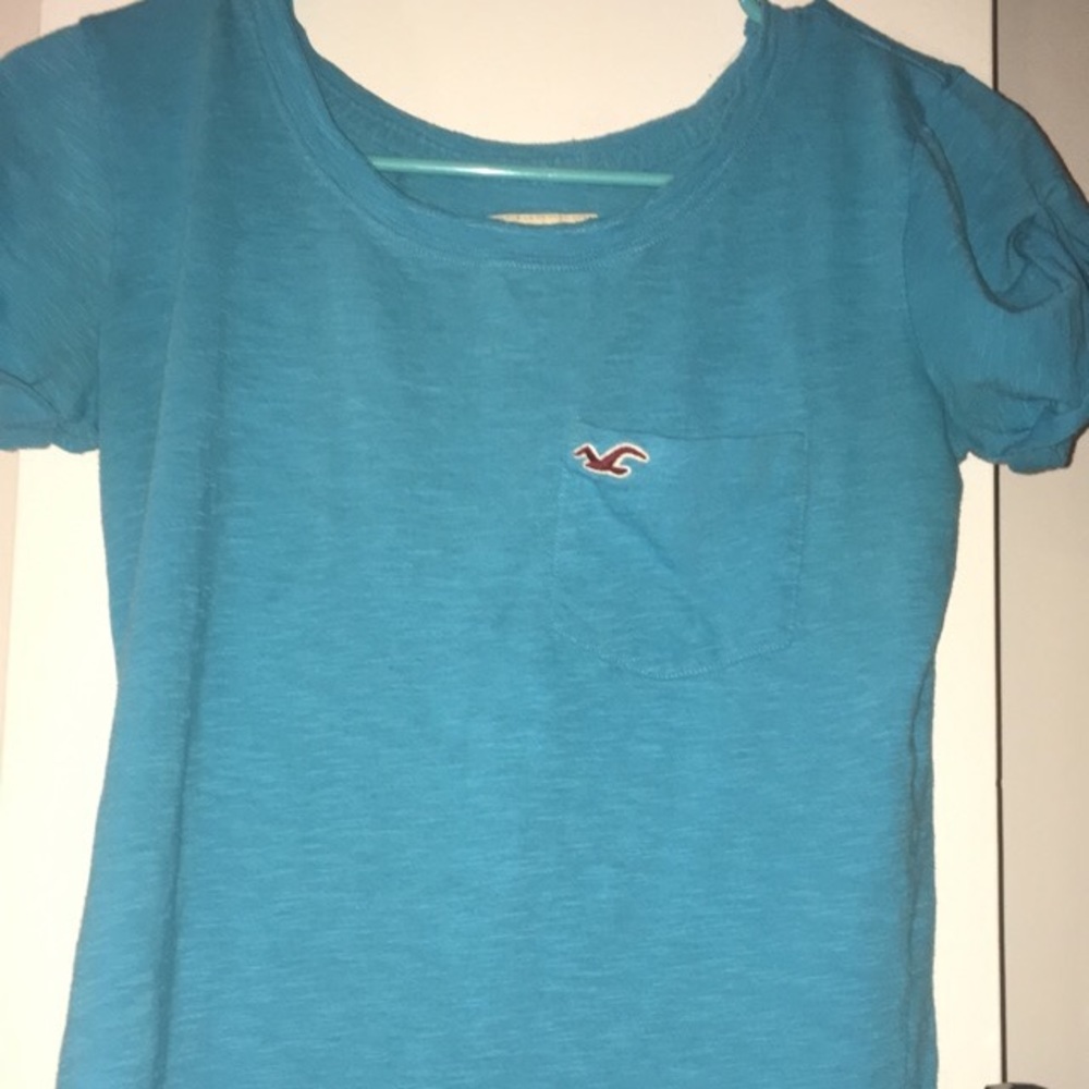Blue Hollister Tee